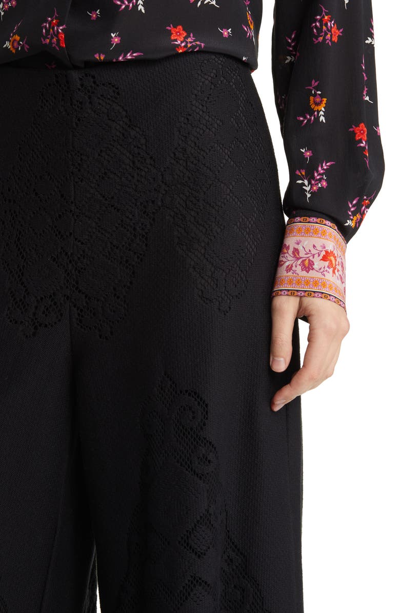 KOBI HALPERIN Morgan Lace Palazzo Pants, Alternate, color,