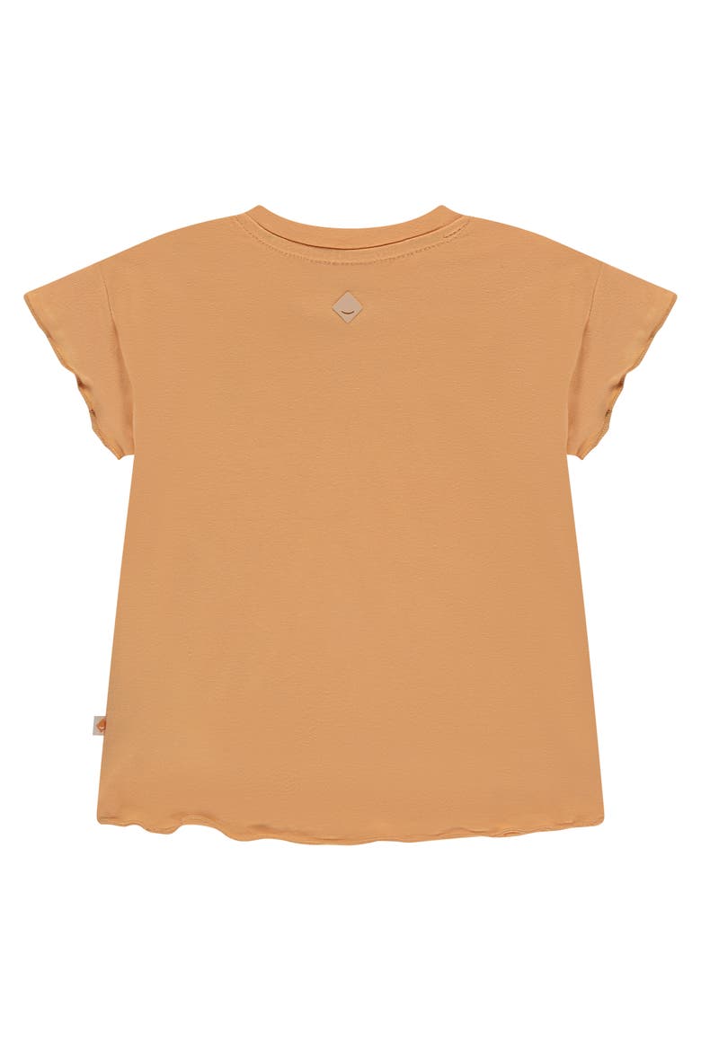 Short Sleeve Lettuce Edge T-Shirt, Alternate, color, Dusty Orange
