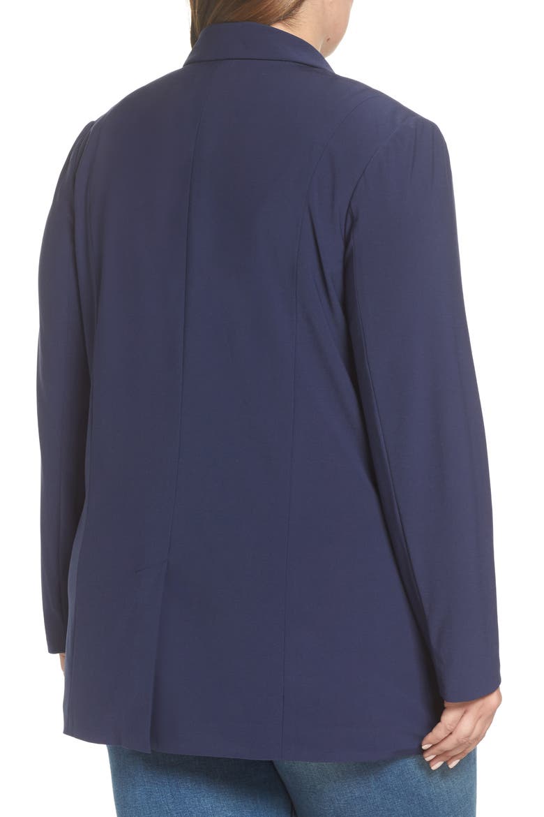 Longline Knit Blazer, Alternate, color, NAVY PEACOAT
