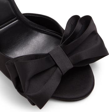 [ALDO] Tinsletta-se ストラップヒールサンダル リボン Tinsletta Black Women's Heeled sandals | ALDO US