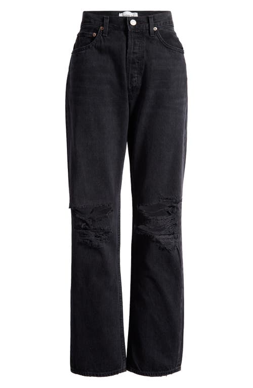 Agolde Kelly High-rise Distressed Straight Jeans