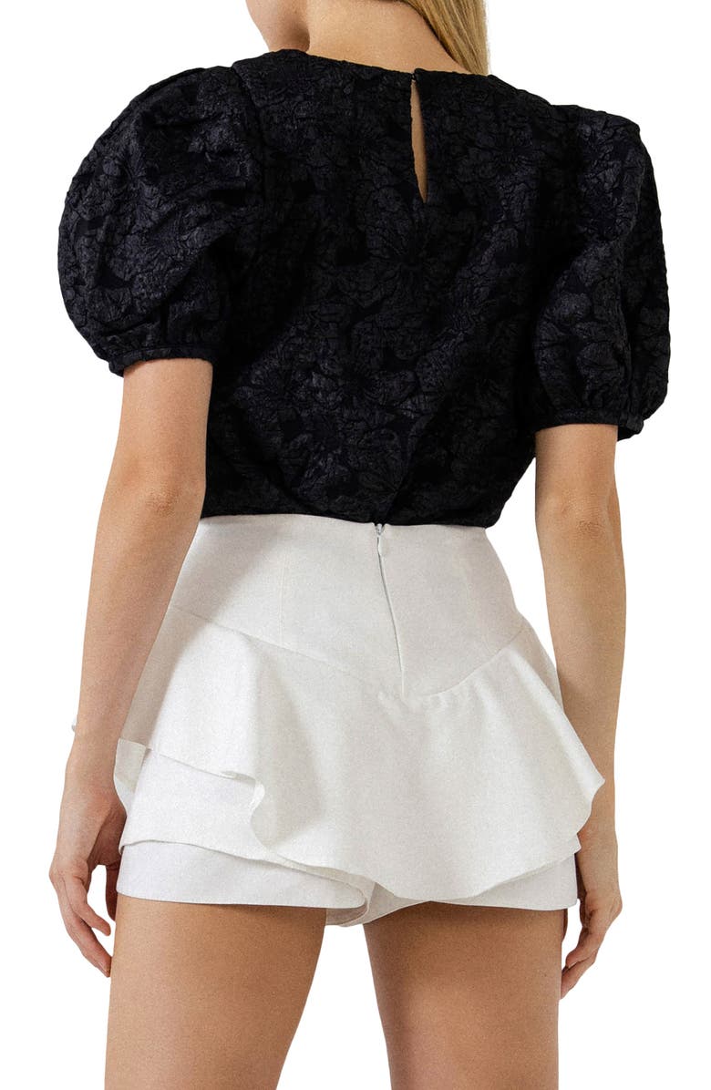 Endless Rose Textured Floral Blouse, Alternate, color, 