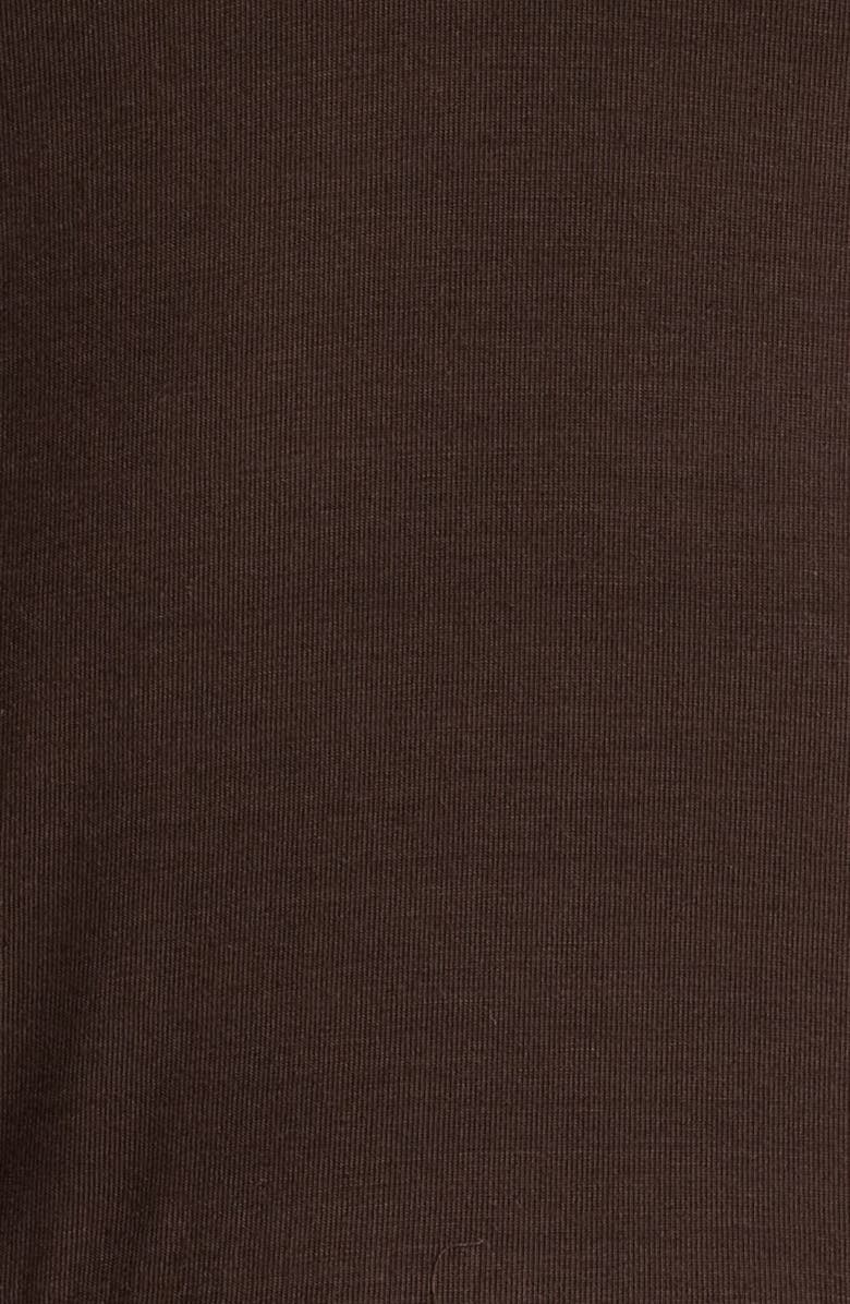 Rails Franca Mixed Media Sleeveless Midi Dress, Alternate, color, Espresso