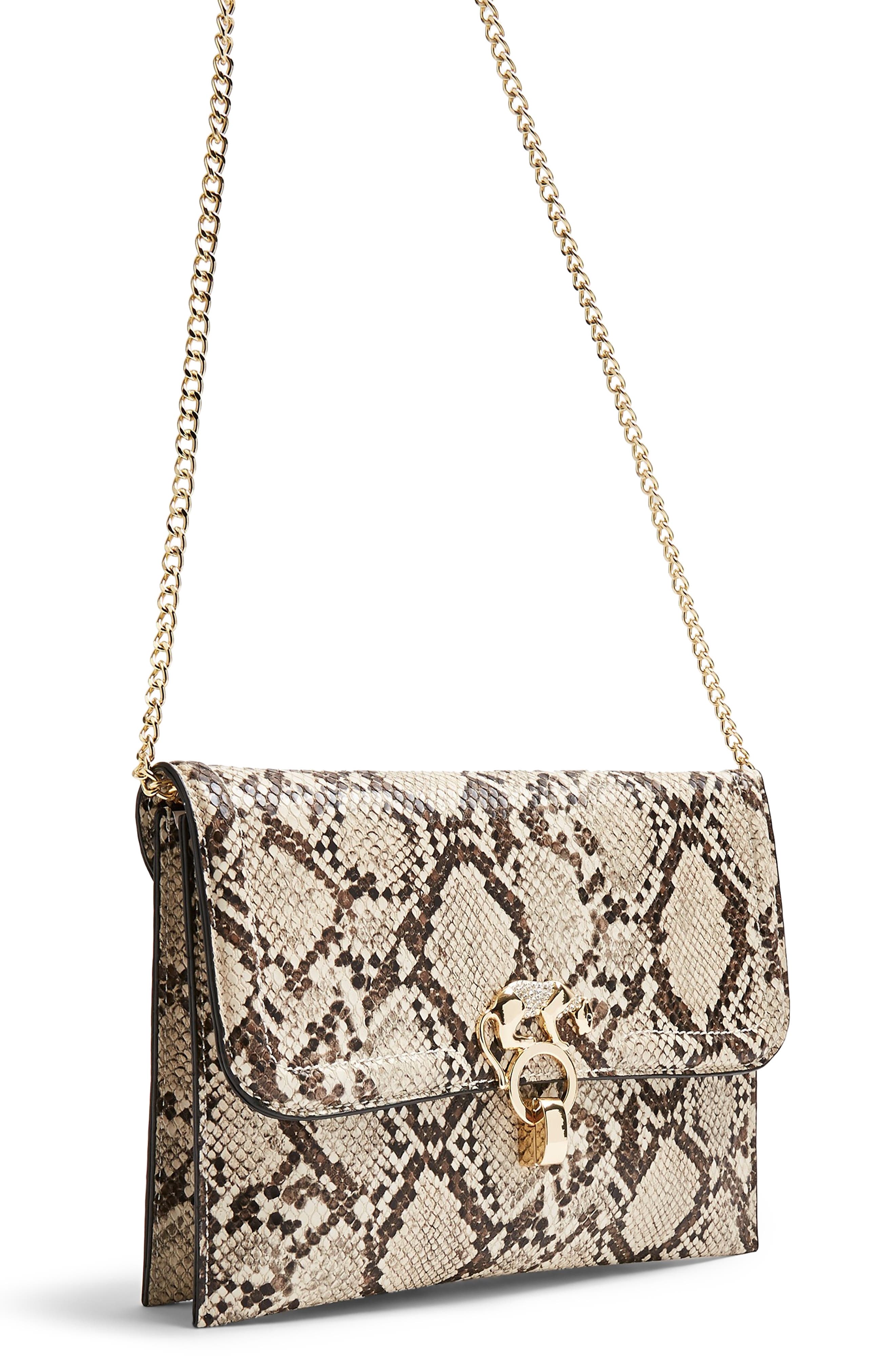 Panther Clutch, Alternate, color, BEIGE MULTI