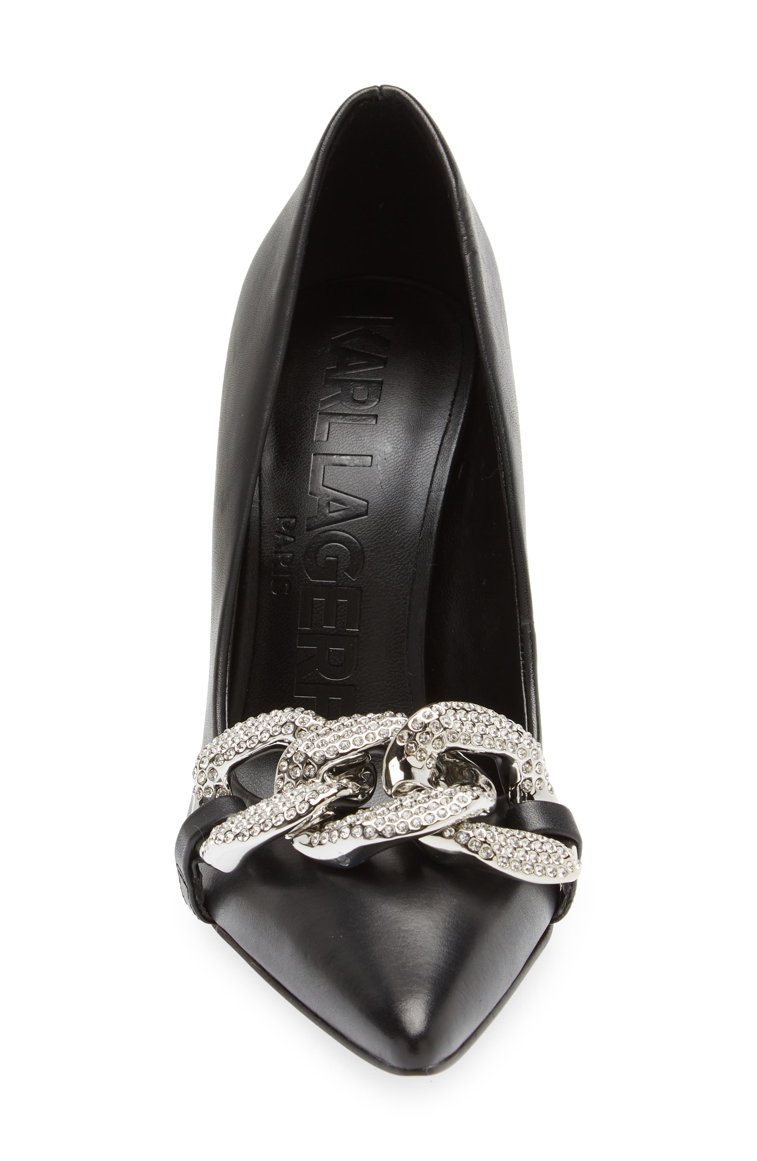 KARL LAGERFELD PARIS Calise Pointed Toe Pump, Alternate, color, 
