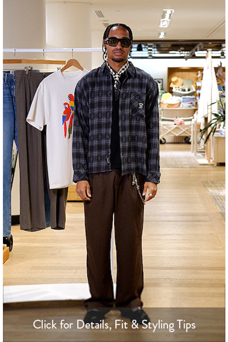 Liquid Trips Flannel Long Sleeve Button-Up Shirt video