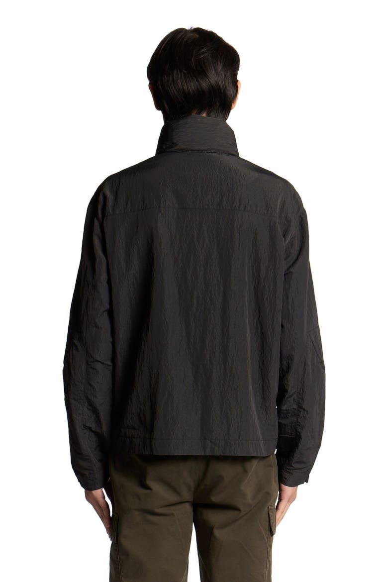 Long Sleeve Fold Away Hood Jacket, Alternate, color, Black Ice