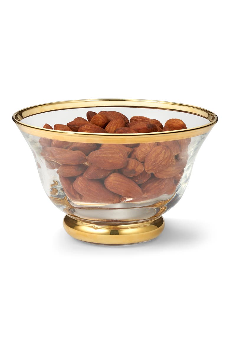 Sophia Nut Bowl, Alternate, color, CLEAR/GOLD