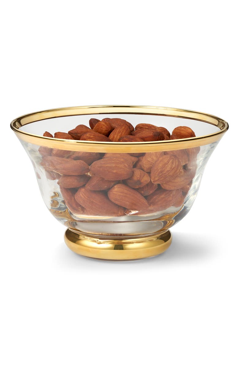 Aerin Sophia Nut Bowl, Alternate, color, Clear/Gold