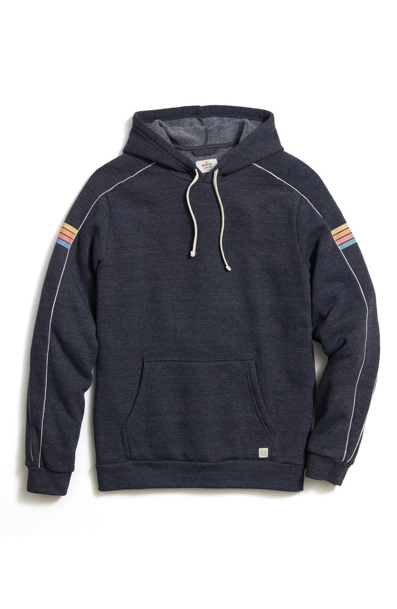 Marine Layer Banks Varsity Hoodie, Alternate, color, 