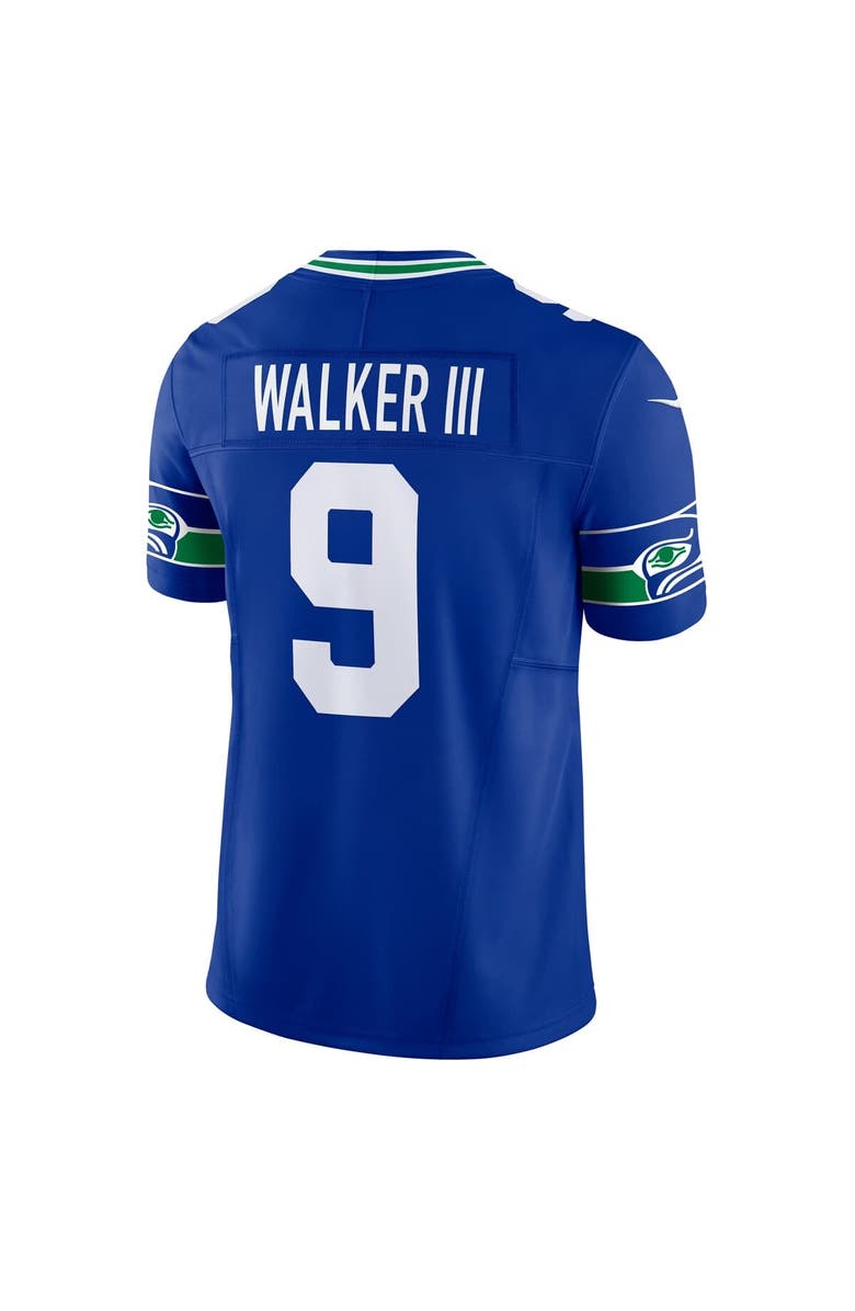 Nike Men's Nike Kenneth Walker III Royal Seattle Seahawks 50th Season Vapor F.U.S.E. Limited Jersey, Alternate, color, Royal