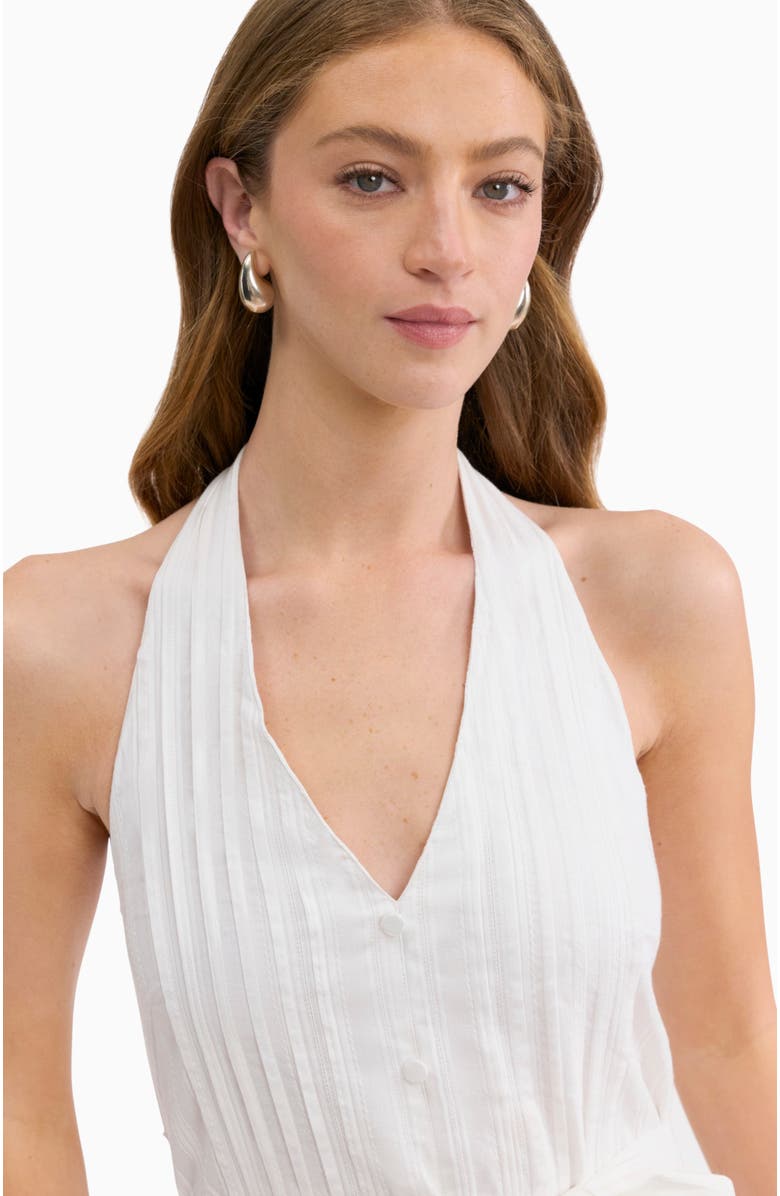 Rebecca Taylor Marianne Halter Dress, Alternate, color, Ivory