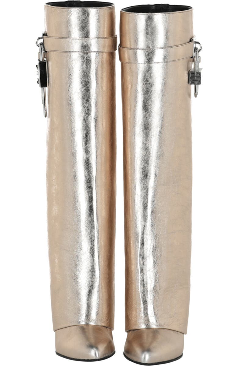 Givenchy Shark Lock Pant Boot, Alternate, color, Golden