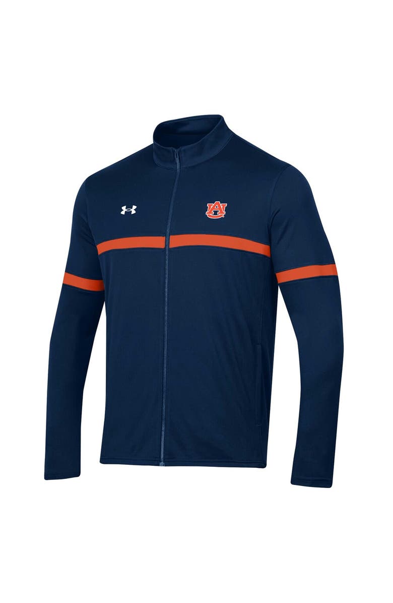 Under Armour Men's Under Armour Navy Auburn Tigers 2023 Assist Warm Up Full-Zip Jacket, Alternate, color, Navy
