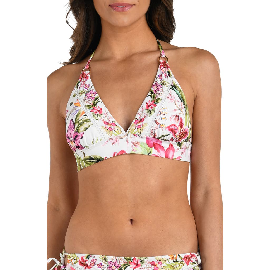 La Blanca Polynesian Halter Bikini Top