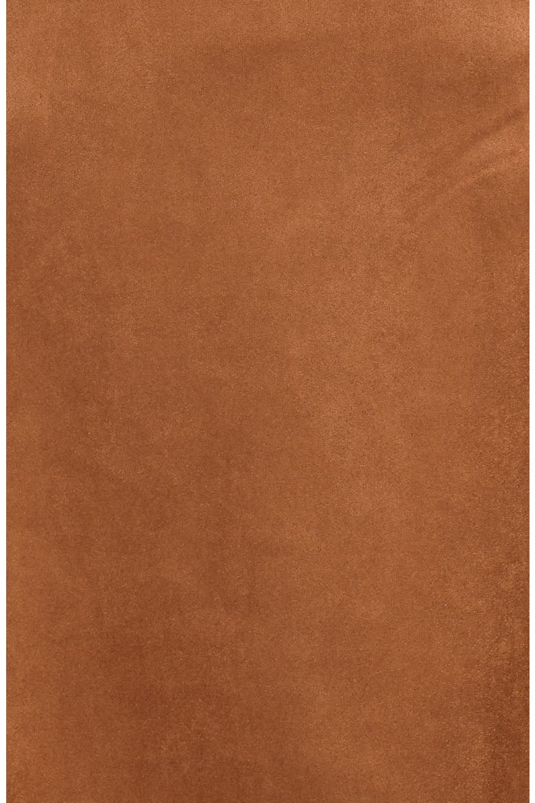 Charles Faux Suede Miniskirt, Alternate, color, CAMEL