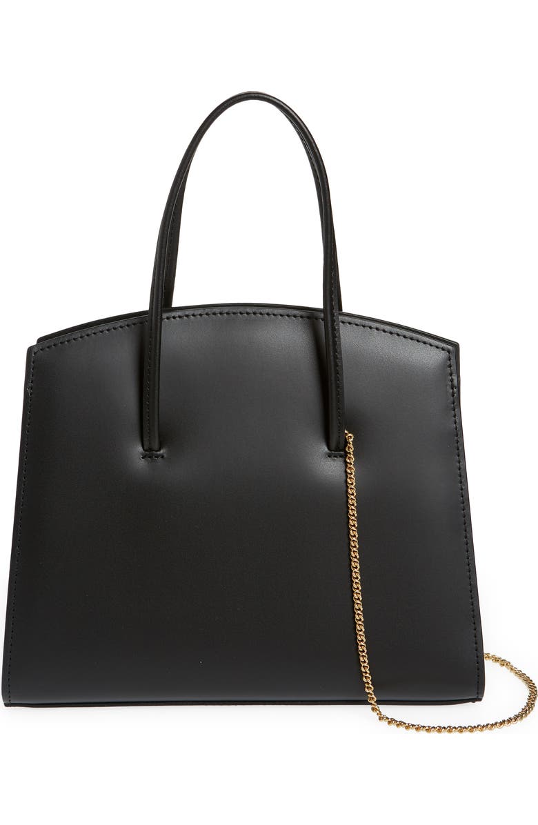 Little Liffner Mini Chained Minimal Leather Tote Bag, Alternate, color,