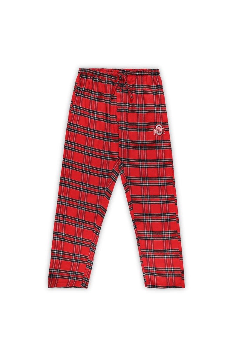 PROFILE Men's Profile Scarlet/Black Ohio State Buckeyes Big & Tall 2-Pack T-Shirt & Flannel Pants Set, Alternate, color, Scarlet