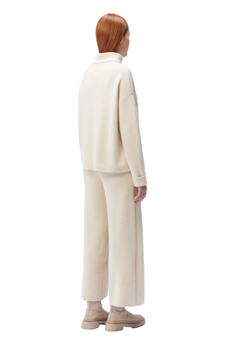 GOBI Mongolian Cashmere Cashmere Roll-Neck Sweater, Alternate, color, Off White