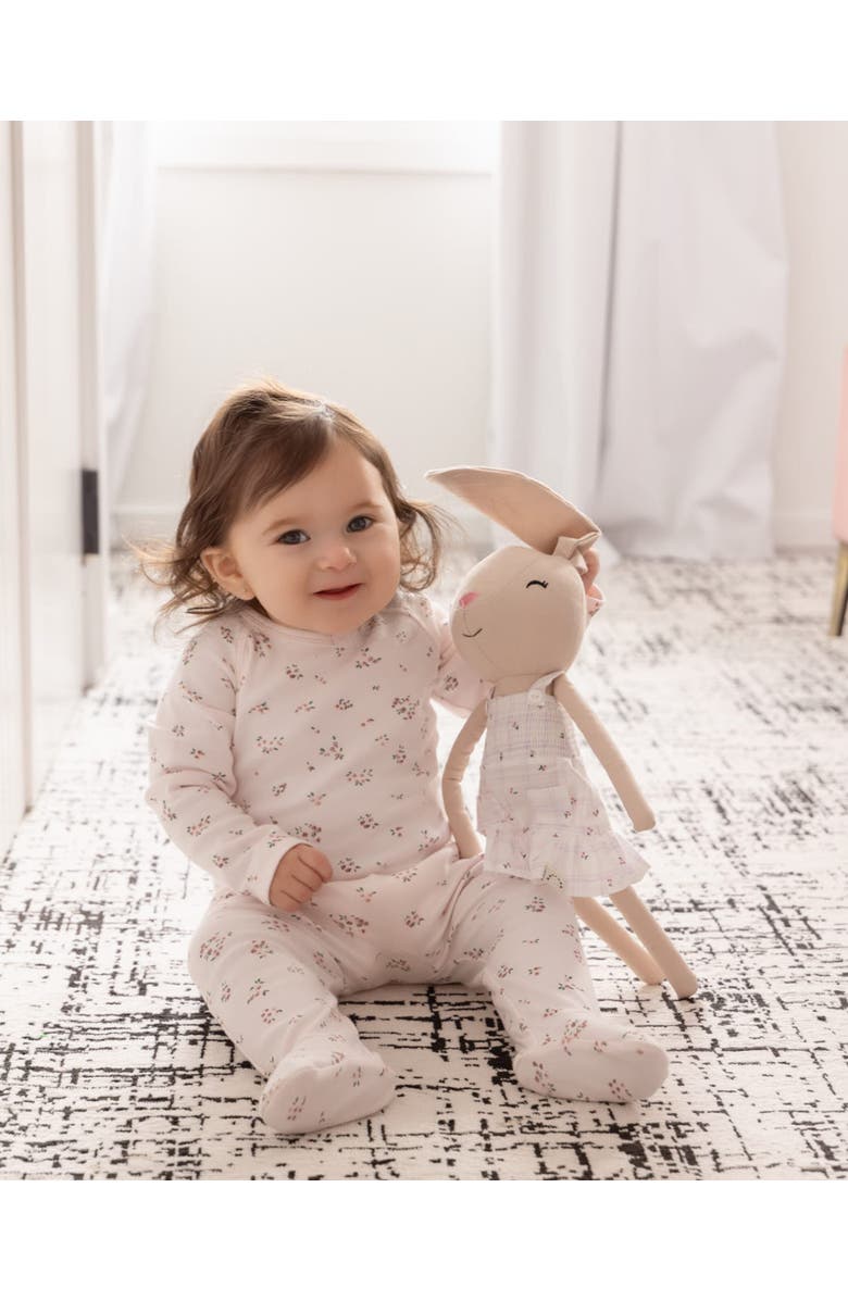 MiniMoi Bella Cotton/Linen Bunny Doll, Alternate, color, Pink