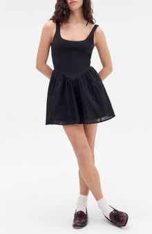 BDG Urban Outfitters Juliette Sleeveless Fit & Flare Minidress