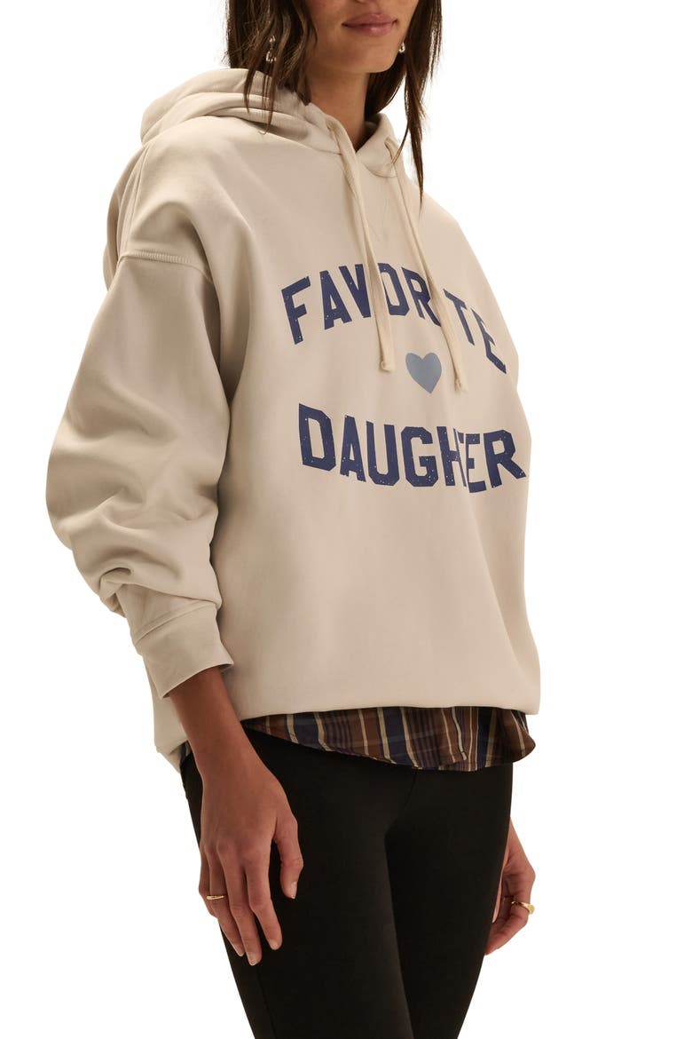 Graphic Hoodie, Alternate, color, PUMICE/ COBALT