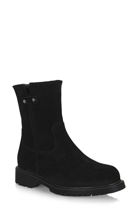 Hogan Waterproof Genuine Shearling Lined Boot (Women)