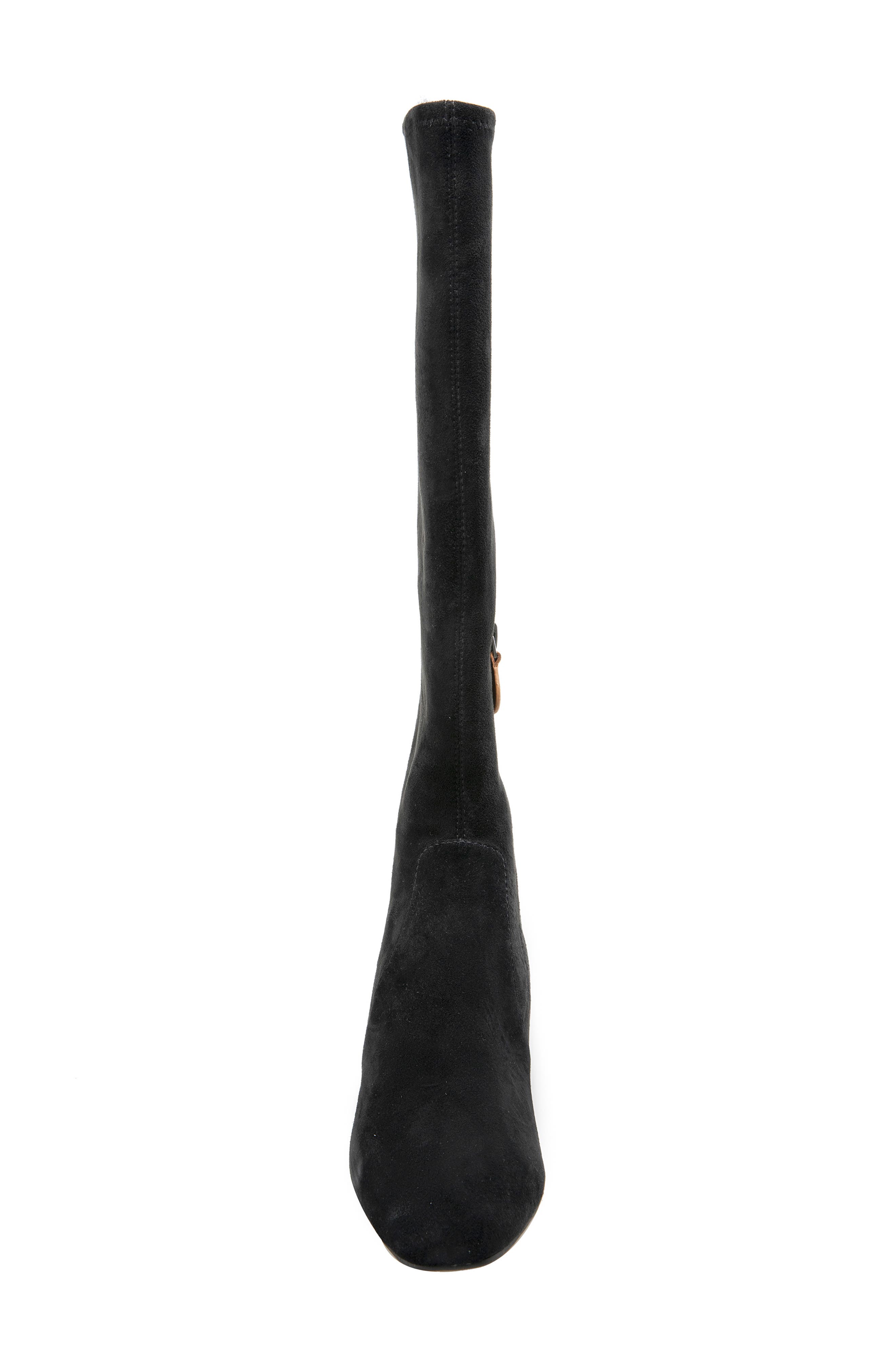 Namaste Knee High Boot, Alternate, color, BLACK SUEDE