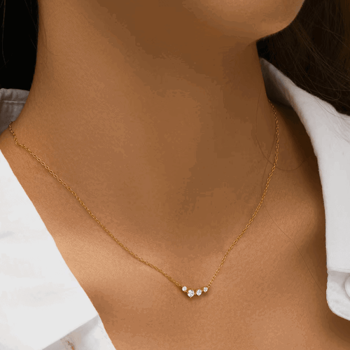 Hollywood Sensation Celestial Elegance Necklace In Gold