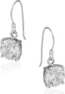 JARDIN Round Cubic Zirconia Drop Earrings