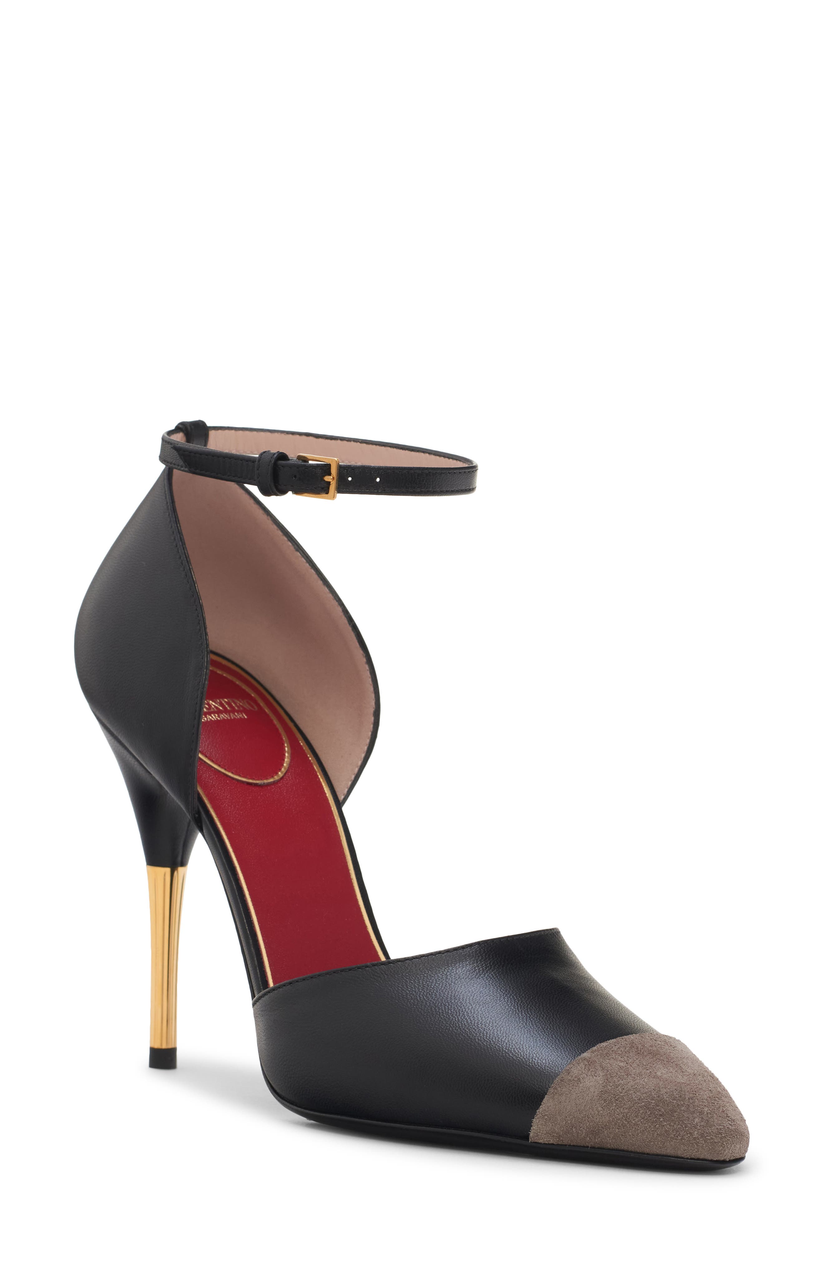 Sinead d'Orsay Pump, Main, color, BLACK/ GREY