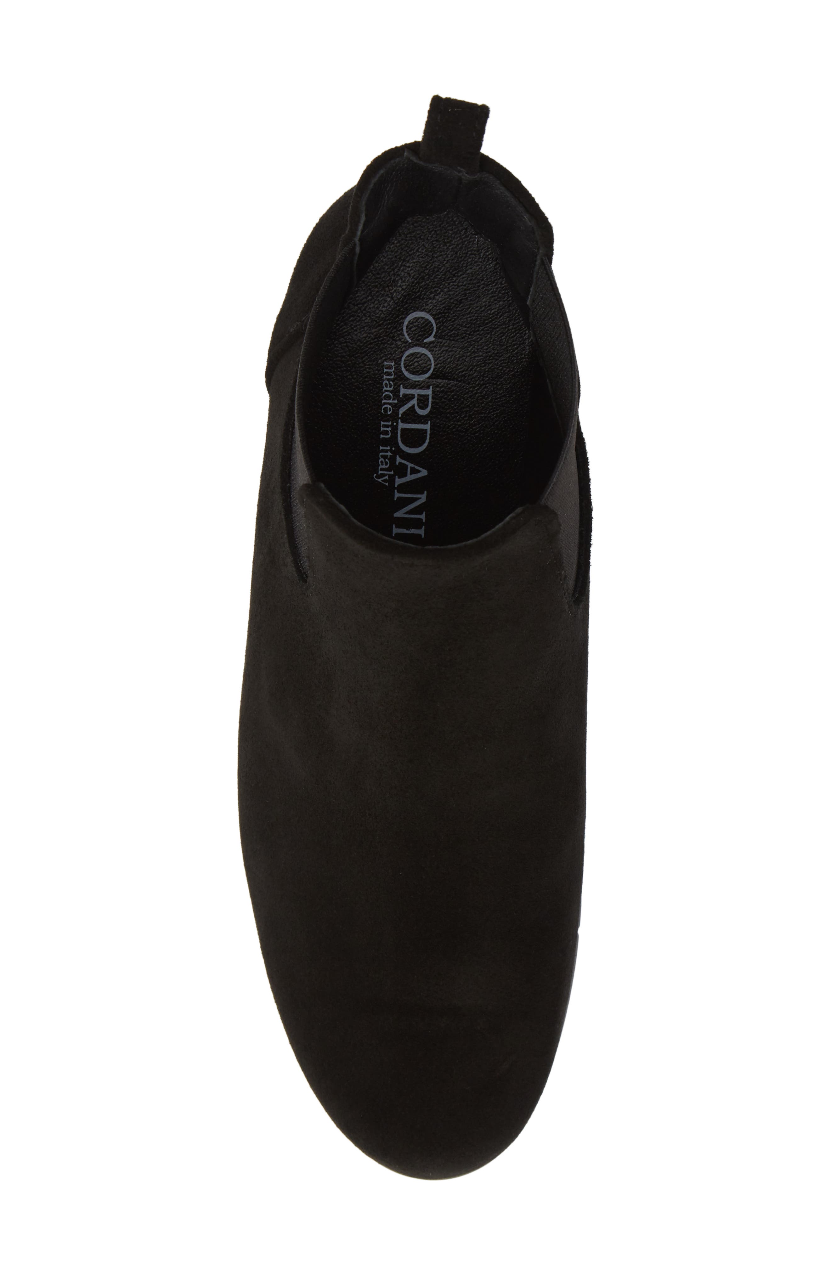 Aimee Water Resistant Chelsea Bootie, Alternate, color, BLACK SUEDE
