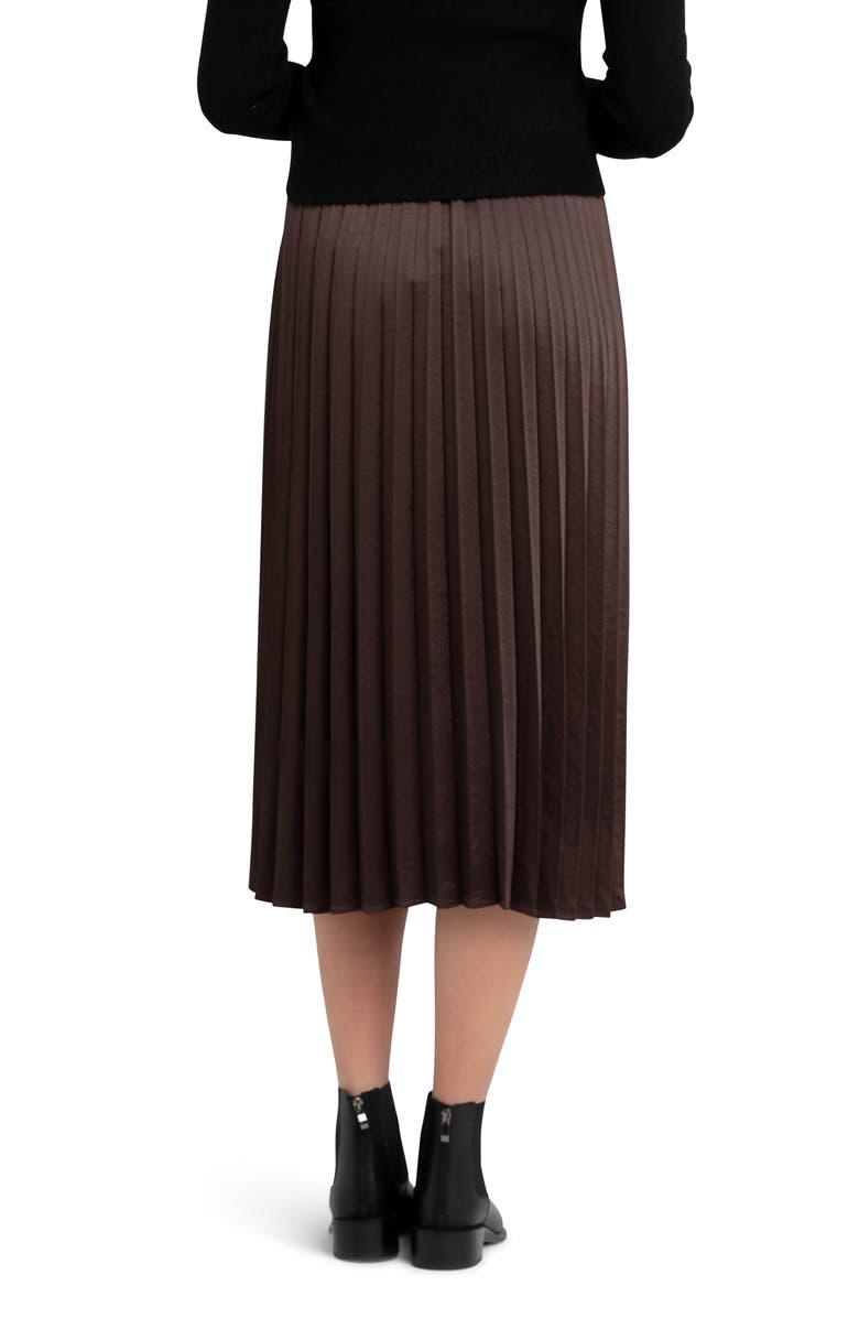 Ripe Maternity Pleated Satin Maternity Midi Skirt, Alternate, color,
