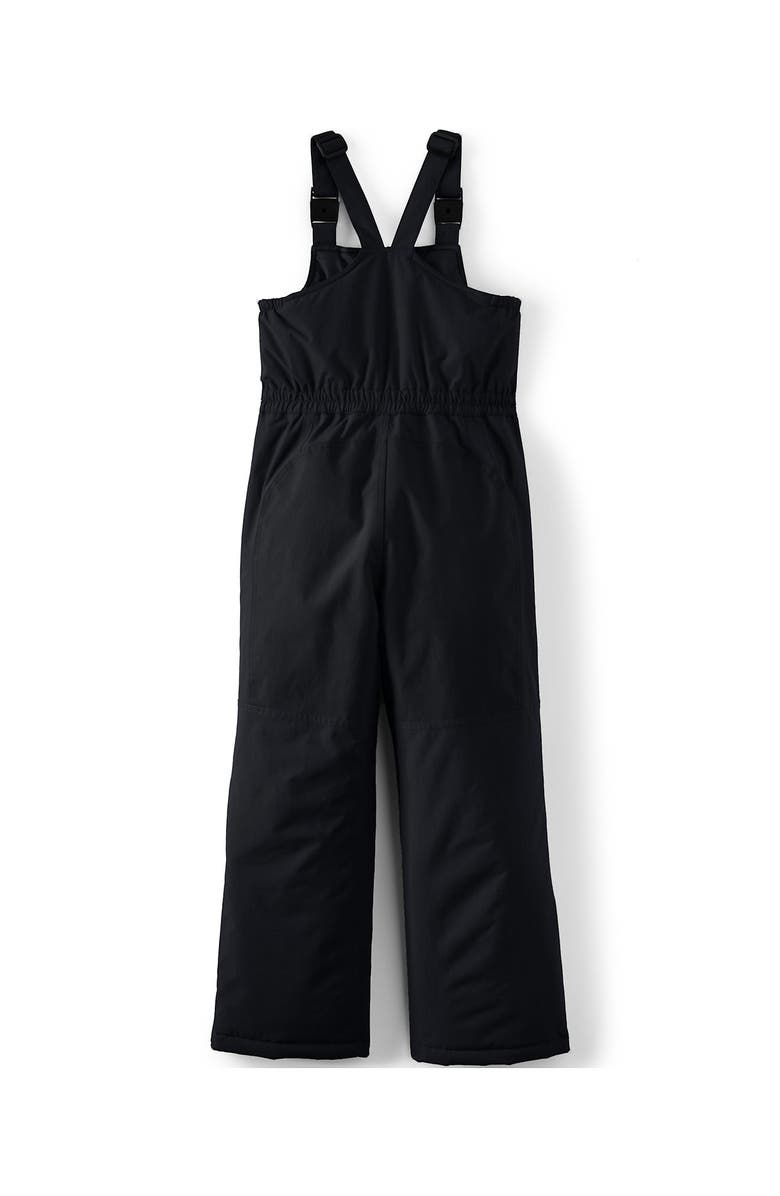 Lands' End Kids Squall Waterproof Iron Knee Bib Snow Pants, Alternate, color, Black