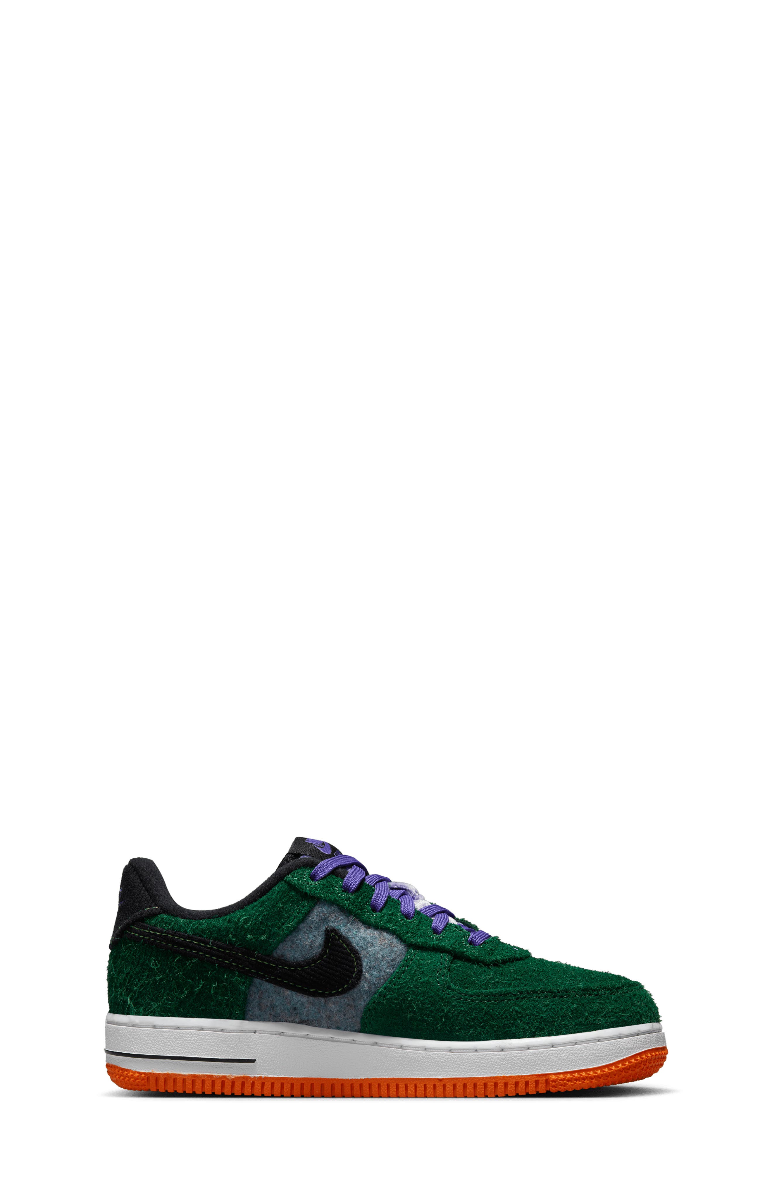 Force 1 LV8 Sneaker, Alternate, color, GREEN/ PURPLE/ STARFISH/ BLACK