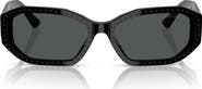 Jimmy Choo 56mm Oval Sunglasses
