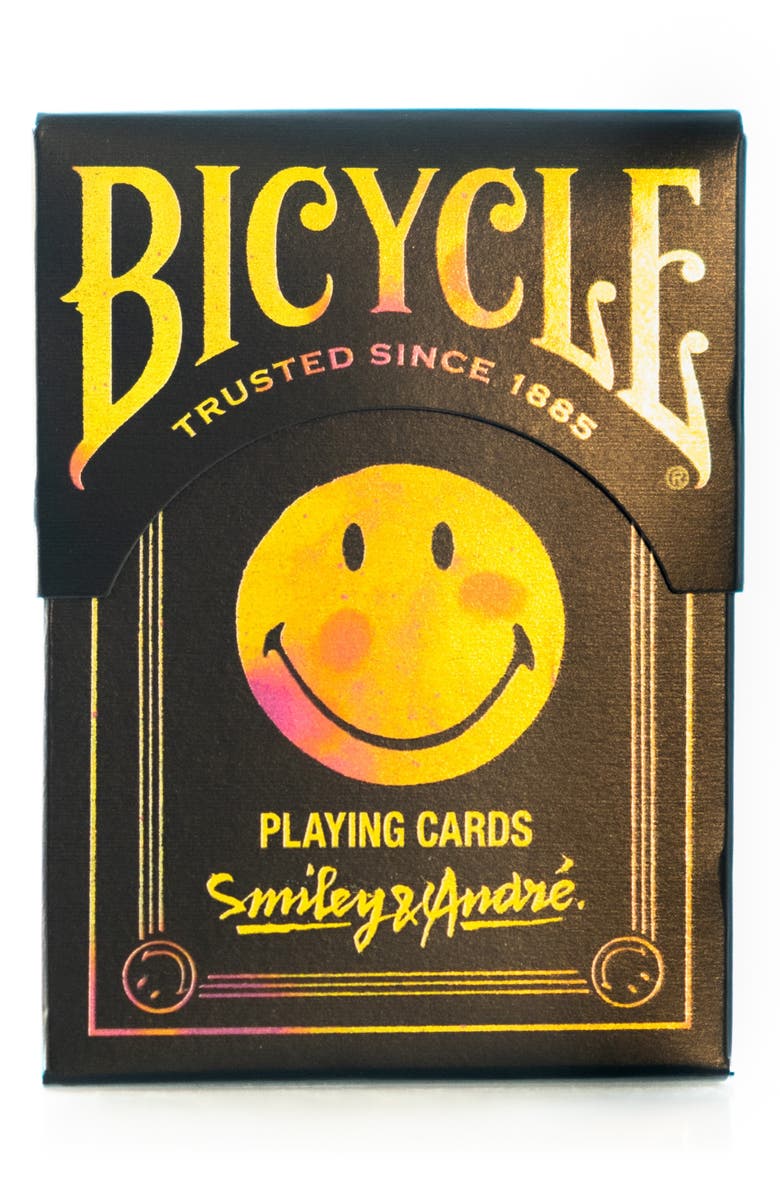 Bicycle Smiley<sup>®</sup> x André Bicycle Limited Edition Playing Cards, Main, color,