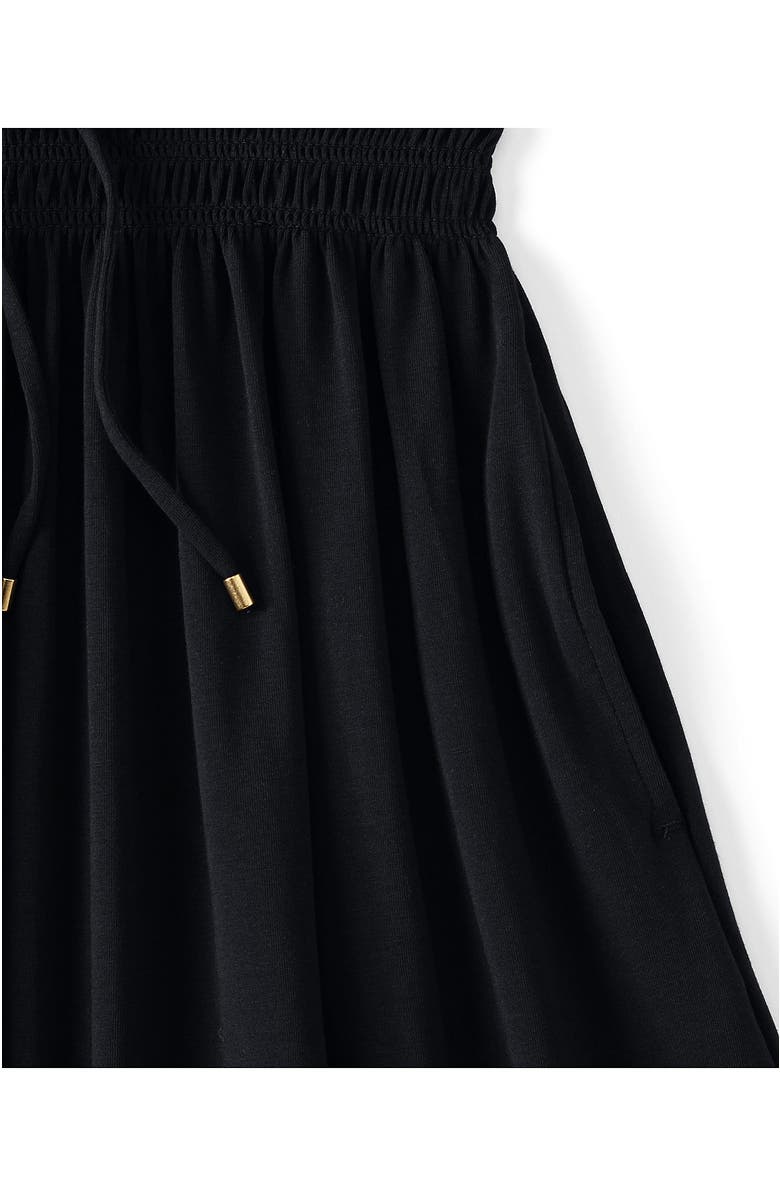 Lands' End Plus Size Cotton Modal Smocked Waist Dress, Alternate, color, 