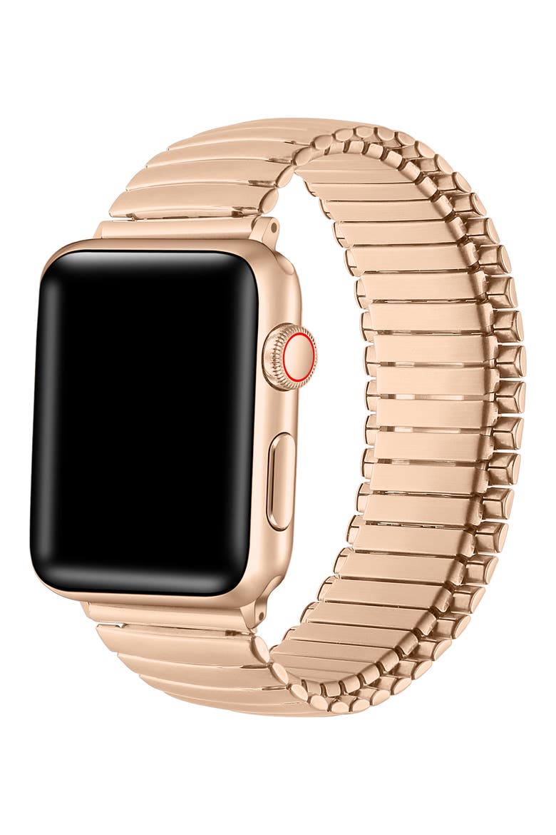 Slink 38mm Apple Watch® Stretch Watchband, Alternate, color, ROSE GOLD