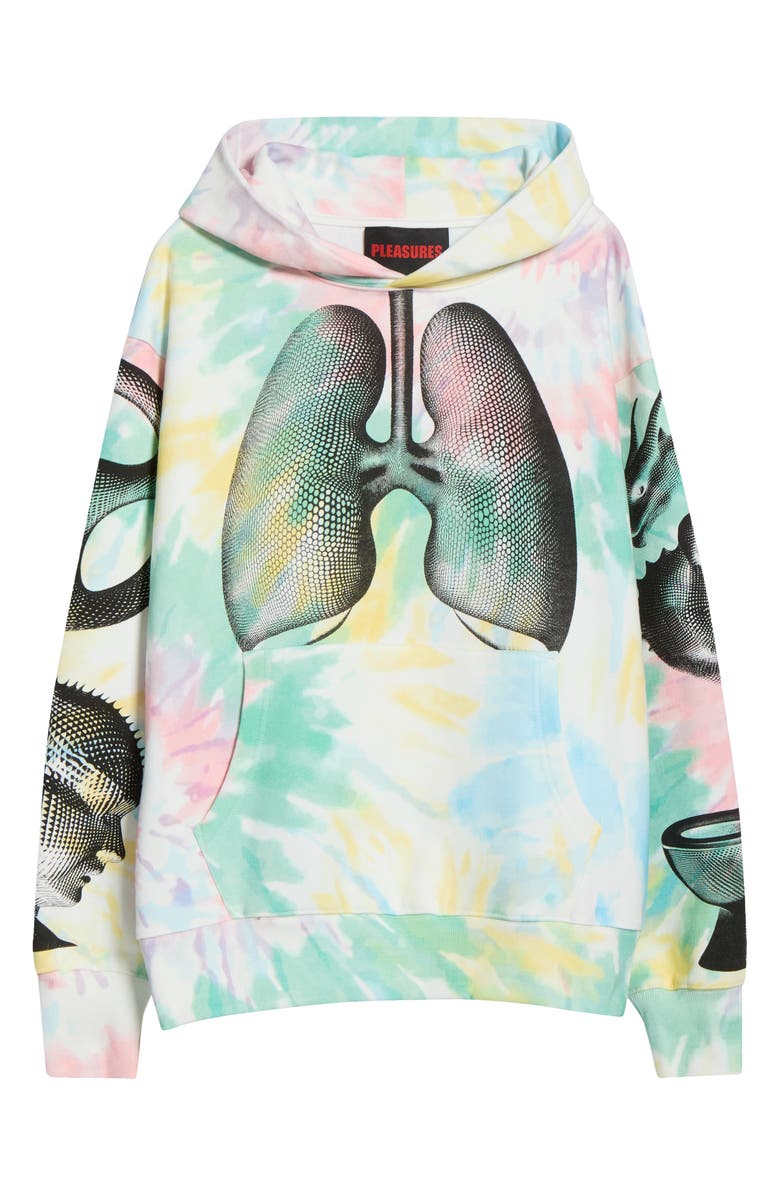 PLEASURES Dysfunction Graphic Hoodie, Alternate, color, Multi