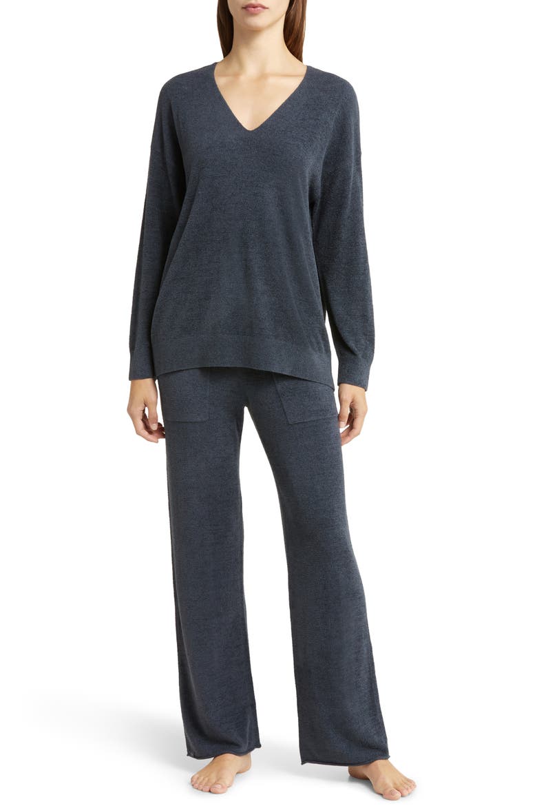 CozyChic™ Ultra Lite® Long Sleeve Lounge Shirt & Pants, Main, color, TIDEWATER