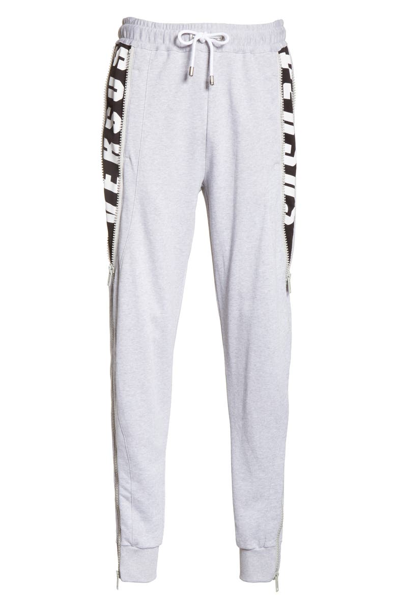 VERSUS Versace Side Zip Sweatpants, Alternate, color, 