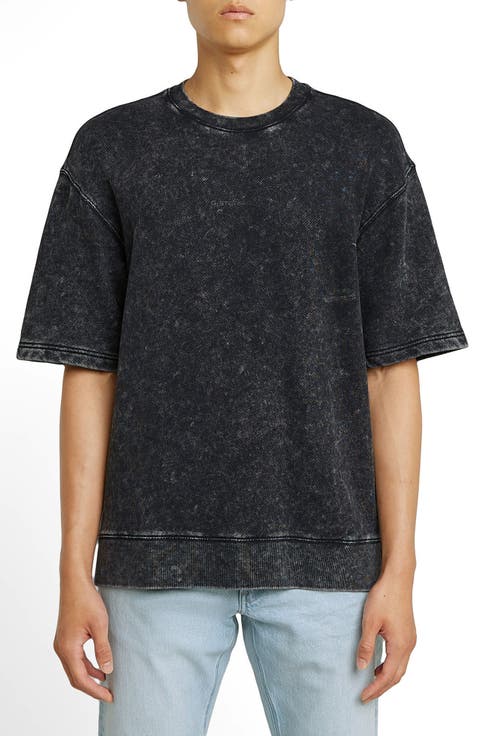 Acid Wash Loose Fit Organic Cotton T-Shirt