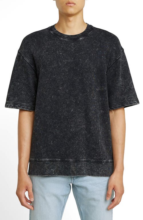 G-star Acid Wash Loose Fit Organic Cotton T-shirt In Black