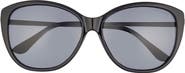 Cole Haan 58mm Round Sunglasses