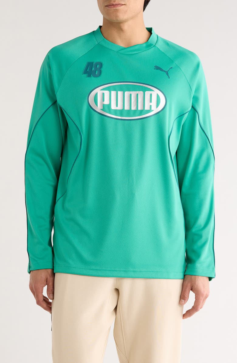 PUMA Sport Relaxed T-Shirt, Main, color, Vibrant Green