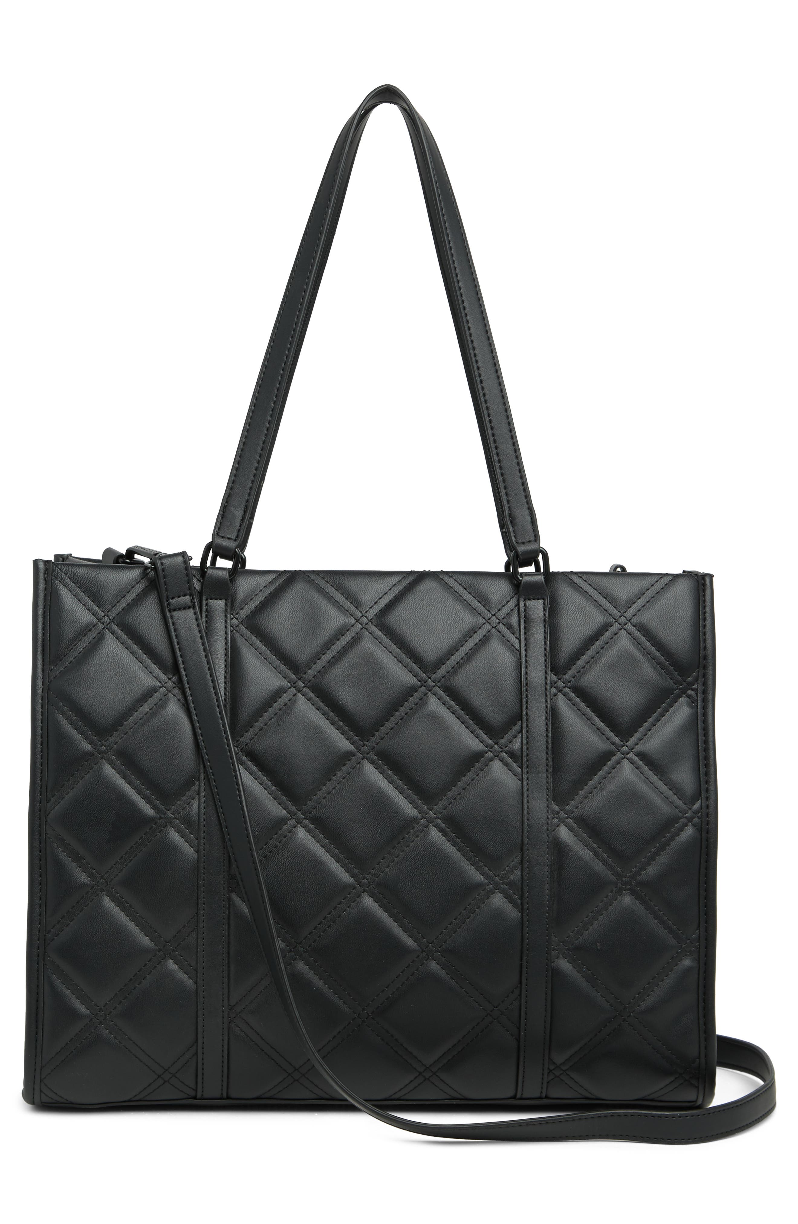 Steve Madden Bbook Boxy Tote Bag & Pouch, Alternate, color, 