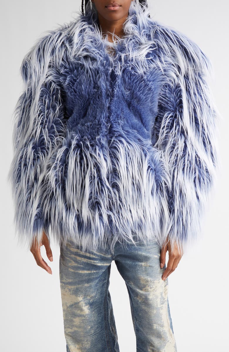 DIESEL<sup>®</sup> Caby Faux Fur Coat, Main, color, 