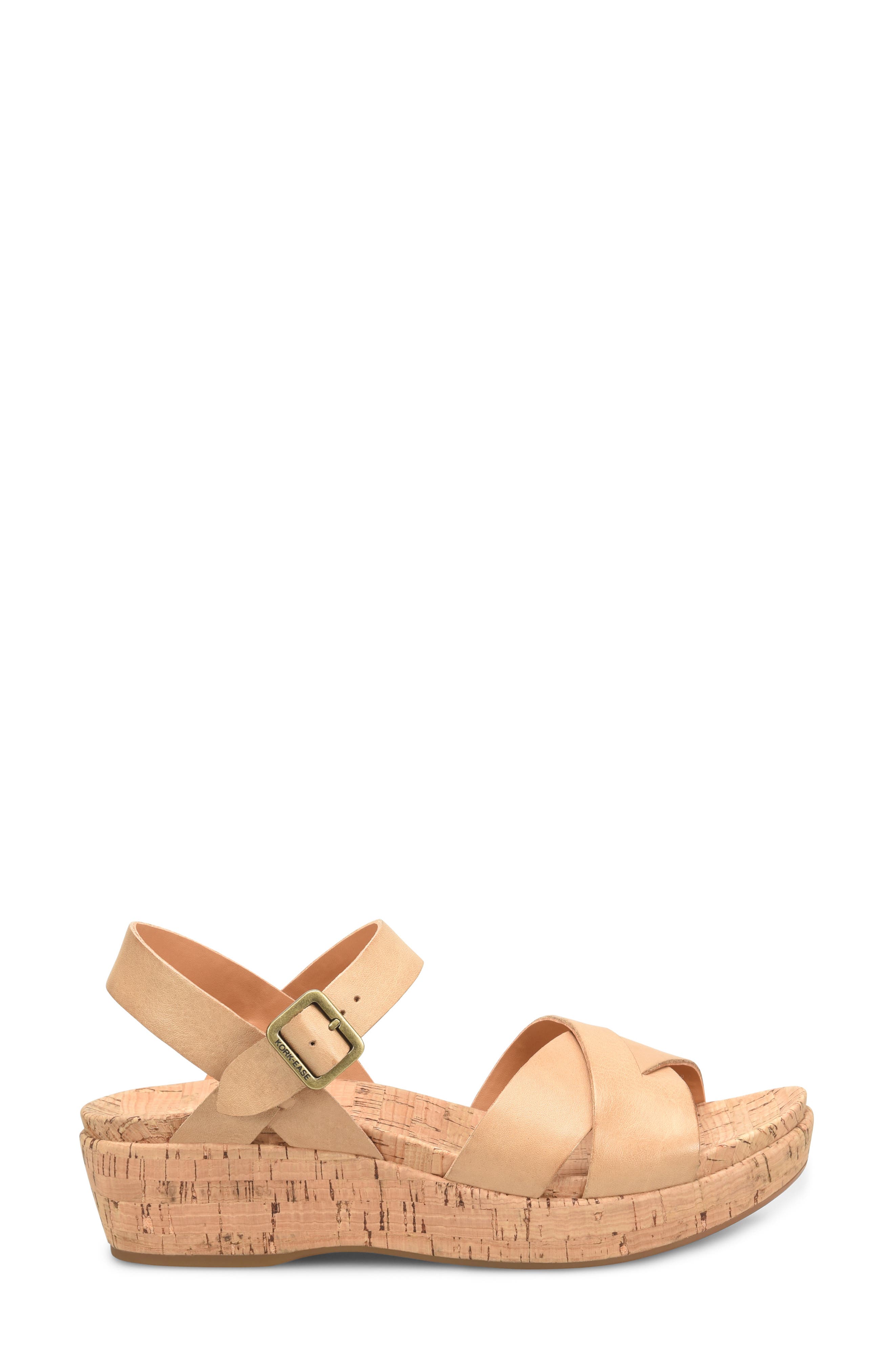 Kork-Ease<sup>®</sup> Myrna 2.0 Wedge Sandal, Alternate, color, Natural Leather