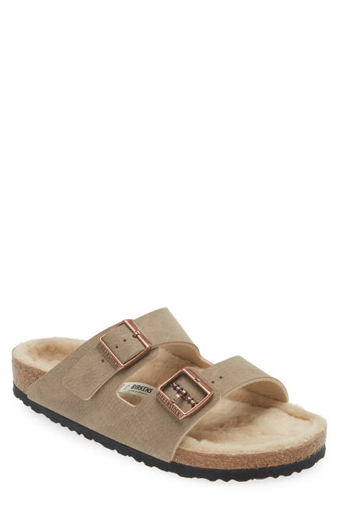 Arizona Dust Genuine Shearling Slide Sandal - Discontinued (Men)